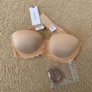 NWT CK strapless multiway bra